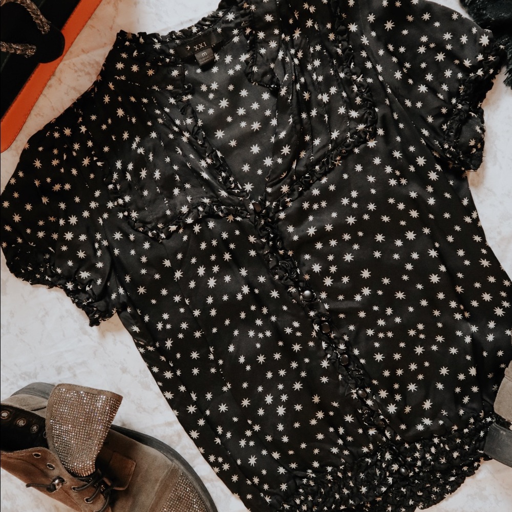 Patterned Soft Blouse - Picture 2 of 4